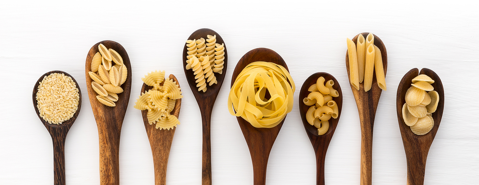 Pasta Selection Of Penne, Gnocci, Rigatoni, Casarecce, Fiorelli,